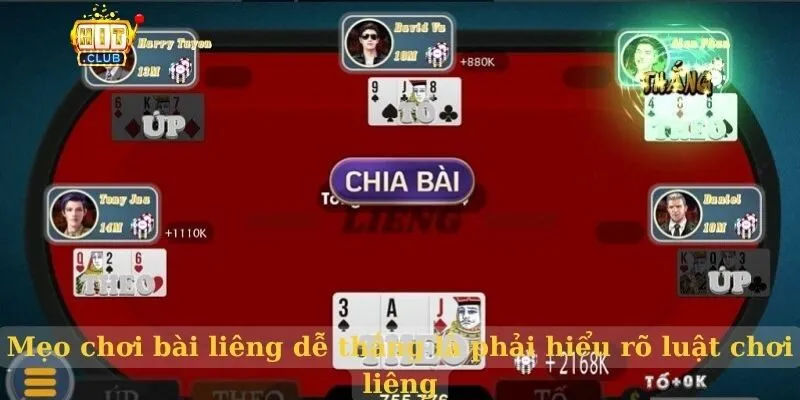 Mẹo chơi bài liêng dễ thắng: Bí quyết từ cao thủ chuyên nghiệp Mẹo chơi bài liêng dễ thắng là phải hiểu rõ luật chơi liêng